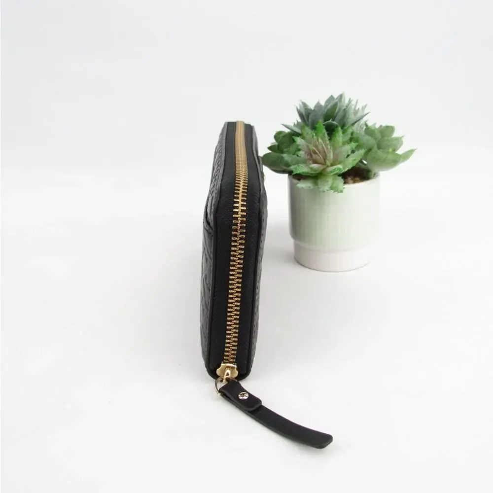 Kate Spade Black Zip Around Wallet